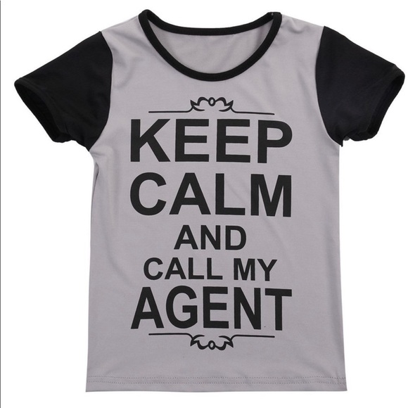 Toddler and Girls Keep Calm and Call My Agent - Picture 2 of 4
